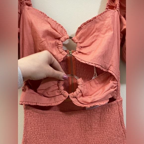 NWT V. Chapman Valerie Dress in Coral Apple‎ - 2 - Picture 6 of 13